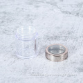 Cosmetic Powder Jar With Window Cap